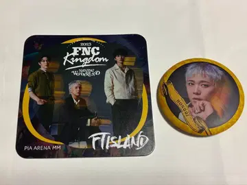 FNC 2025 킹덤 코스터&랜덤 캔뱃지 세트