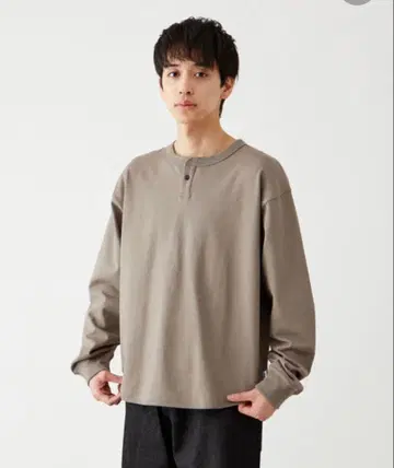 [ ANTS & ELEPHANTS ] 헨리넥 롱 T셔츠