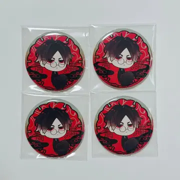 대죄 스텔라워스 SD 캐릭터 캔뱃지 파랑 4개