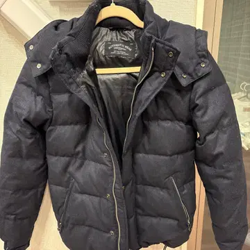 AUTHENTIC WEAR 네이비 다운 자켓