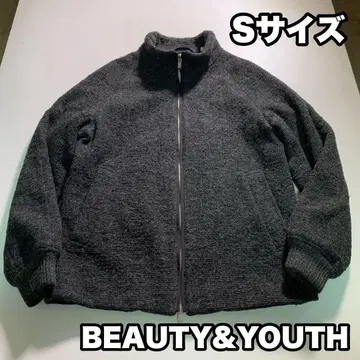 BEAUTY&YOUTH 집업 블루종 드라이버 니트 니트 S