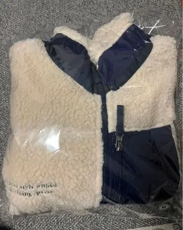 베이지 플리스 자켓 M/L