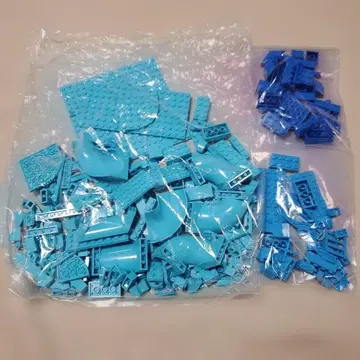 LEGO 블록 부품 세트 파랑 스카이블루