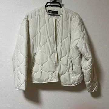 ZARA 노카라 퀼팅 자켓