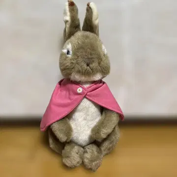 새상품급 피터 래빗 봉제 인형 핑크 망토