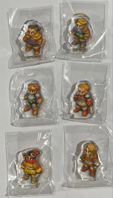 FFT 파이널 판타지 택틱스 미니 아크릴 블록 6개 세트