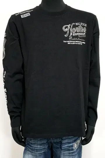 새상품 정품 Norton 맨즈맨 카모론T 블랙 L 261N1102