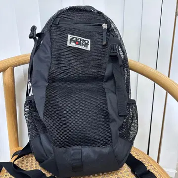 ZERO POINT 메쉬 백팩 블랙