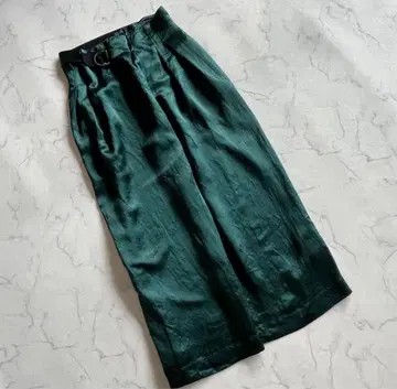 유나이티드 도쿄 하이웨스트 턱 와이드 팬츠