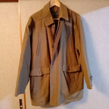 베이지 코트 레귤러 카라