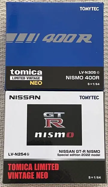 토미카 리미티드 빈티지 네오 NISMO 400R & GT-R NISMO