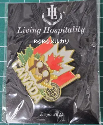 만박 EXPO2025 캐나다관 핀 배지 감자 캐나다 파빌리온