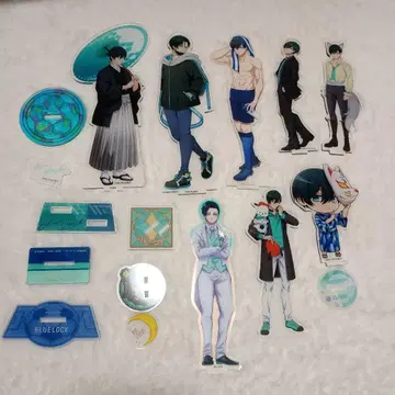 블루 록 이토시 린 아크릴 스탠드 8개 세트