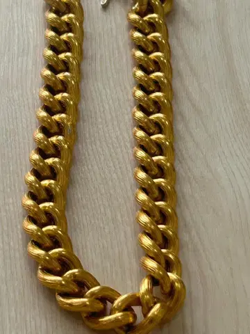 ANNE KLEIN 골드 체인 목걸이