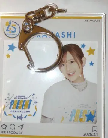 타카하시 리에 81 프로듀스 팝업 스토어 아크릴 키링