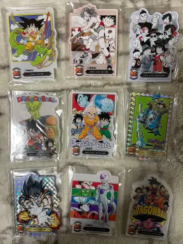 드래곤볼 제일복권 40주년 아크릴 스탠드 9종 세트