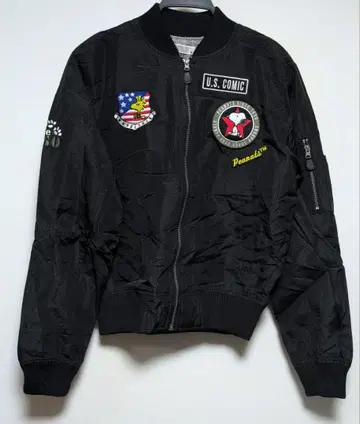 스누피 MA-1 블랙