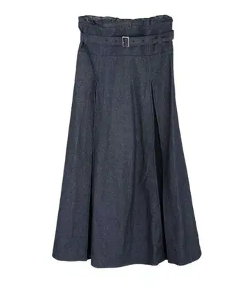 axes femme 플리츠 데님 스커트