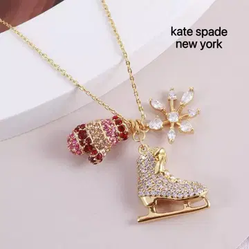 케이트 스페이드 스노우데이 아이스 스케이트 목걸이