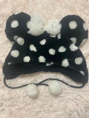 디즈니 도트 팬캡 미키 미니