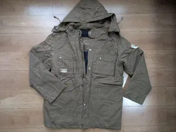 G-STAR 카키 모즈 코트 밀리터리 XL