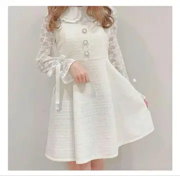 [ evelyn ] 에블린 펄 스트랩 원피스