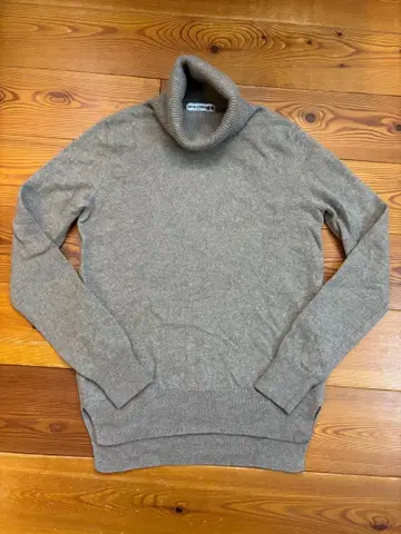 UNIQLO x INES 캐시미어 100% 터틀넥 브라운 베이지 L