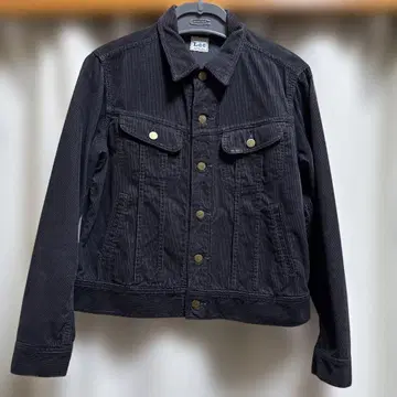 Lee 데님 자켓 블랙 코듀로이