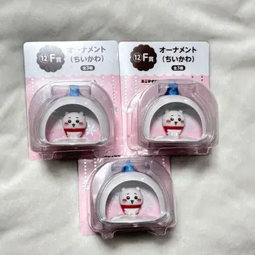 치이카와 (먼작귀) 에니마이 복권 F상 오너먼트 3개