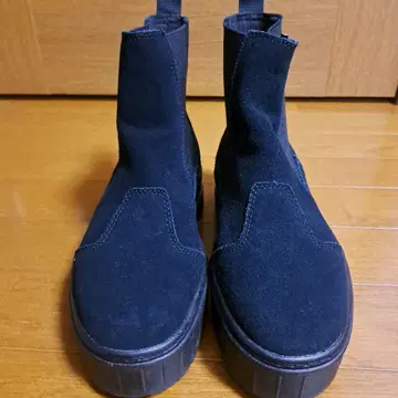 PUMA 사이드 고어 부츠 블랙 통굽 23.5cm