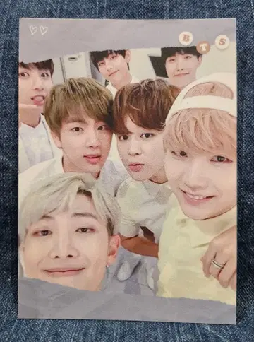 BTS 메모장 1권 10장 100엔 한국 제작자님 재고 정리