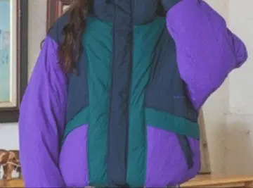 niko and - 다운 자켓 L 사이즈 퍼플/네이비