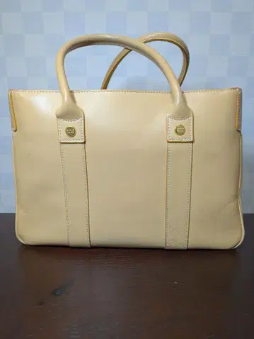 사만다 타바사 가죽 토트백