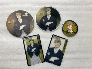 주술회전 젠인 나오야 4세트 아크릴 코스터 클리어 카드 캔뱃지