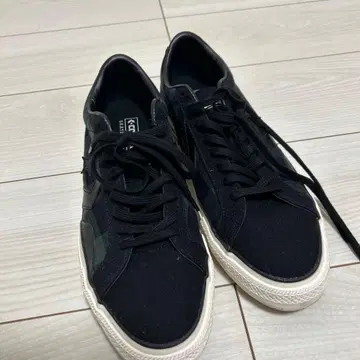 컨버스 스케이트보드 스니커즈 블랙 체크 무늬