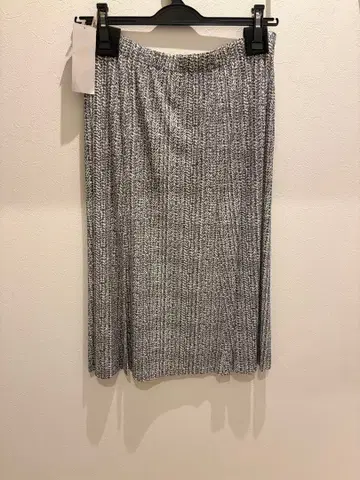 릴리안 뷰티 롱 스커트 그레이 4L 루즈한 사이즈 미사용 새상품