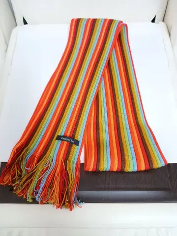 Knitting Inn 스트라이프 머플러 마츠이 니트기켄