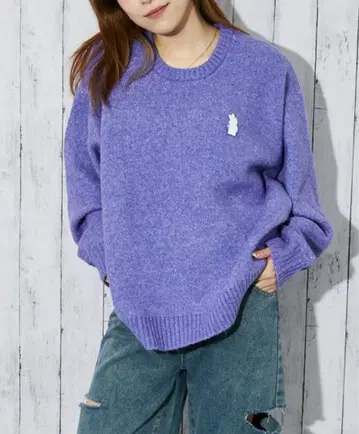 GORGE 니트 니트 풀오버 토끼 프리 사이즈