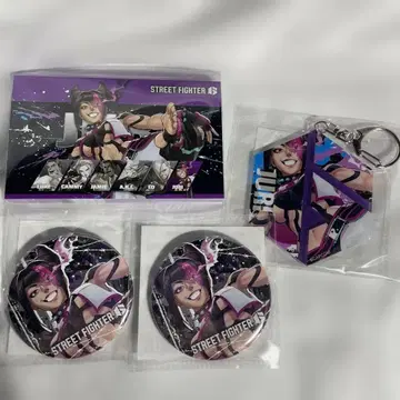 STREET FIGHTER 키링 캔뱃지 JURI 주리