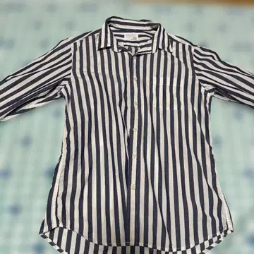 PLUS ONE 스트라이프 긴팔 셔츠 M 라이트온 구매 중고