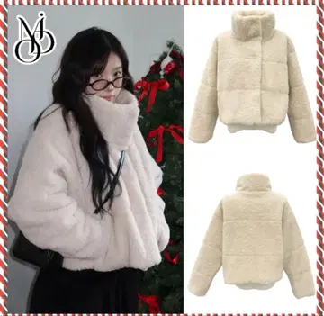 MODIMOOD 보아 하이넥 자켓 크림 프리 사이즈 일본 미입고