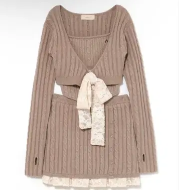 andmary Sasha lace set up beige