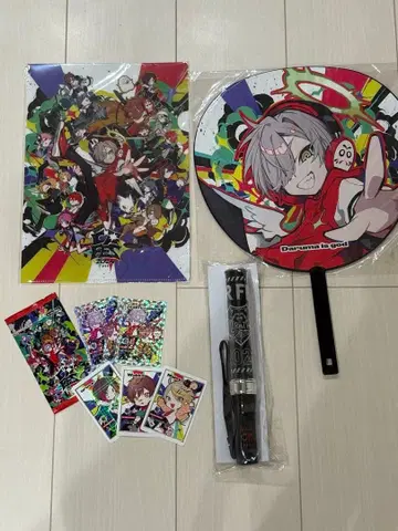 CR FES 2024 달마이즈갓도 부채 펜라 카드 클리어 파일