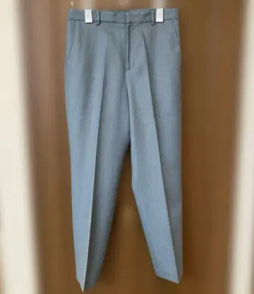 이에나 울 100% 스트레이트 팬츠 38