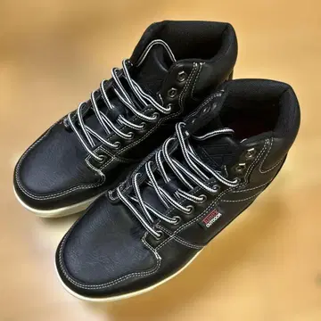 블랙 가죽 부츠 24.0cm