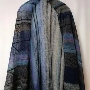 [사토 섬유] iines 스트라이프 패턴 스톨