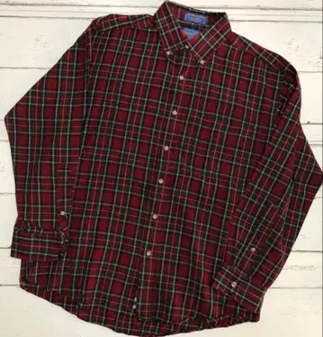 SIR 펜들턴 울 버튼 다운 체크 셔츠