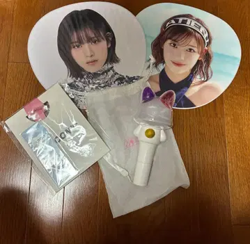 ME:I 응원봉 이시이 란 부채 세트