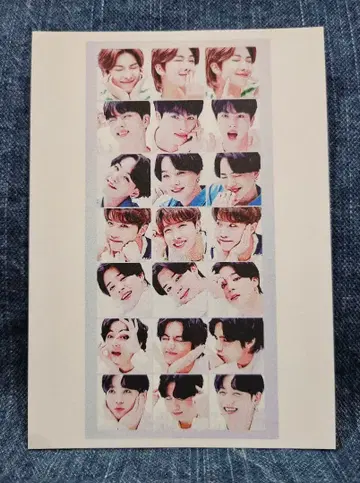 BTS 메모장 1권 10장 100엔 한국 제작자 재고 정리