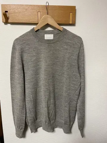 handvaerk 핸드바크 그레이 크루넥 니트 긴팔